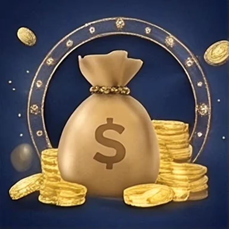 Rueda de jackpot colorida con premios para juegos de casino en Siete.
